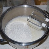 Add 200-300 gr of flour