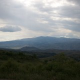 The landscape around Melnik, Bulgaria