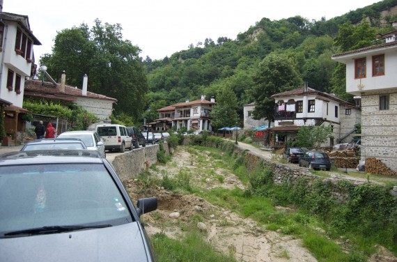 The Melnik river is dry
